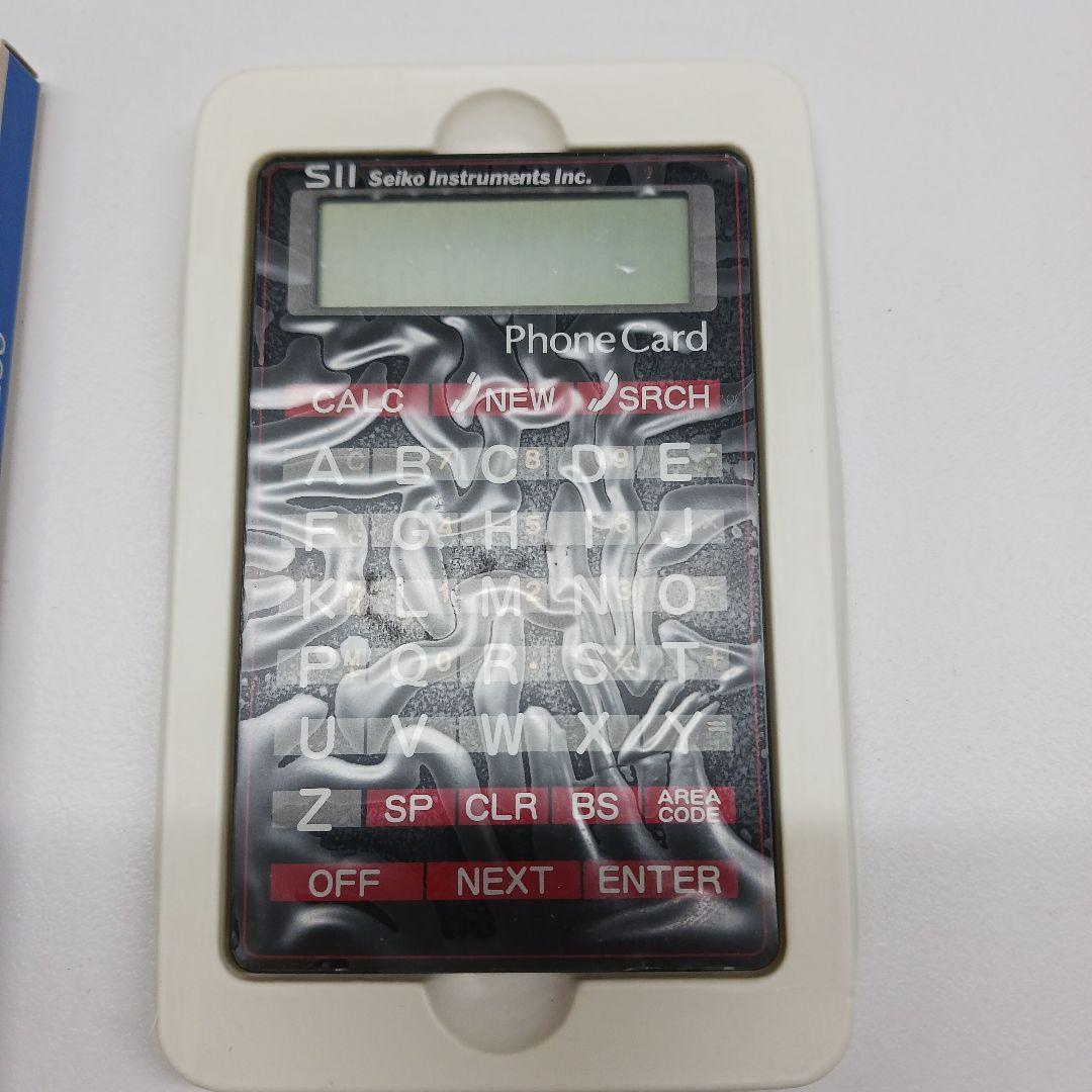 Seiko Instruments DF-200 電話カード計算機
