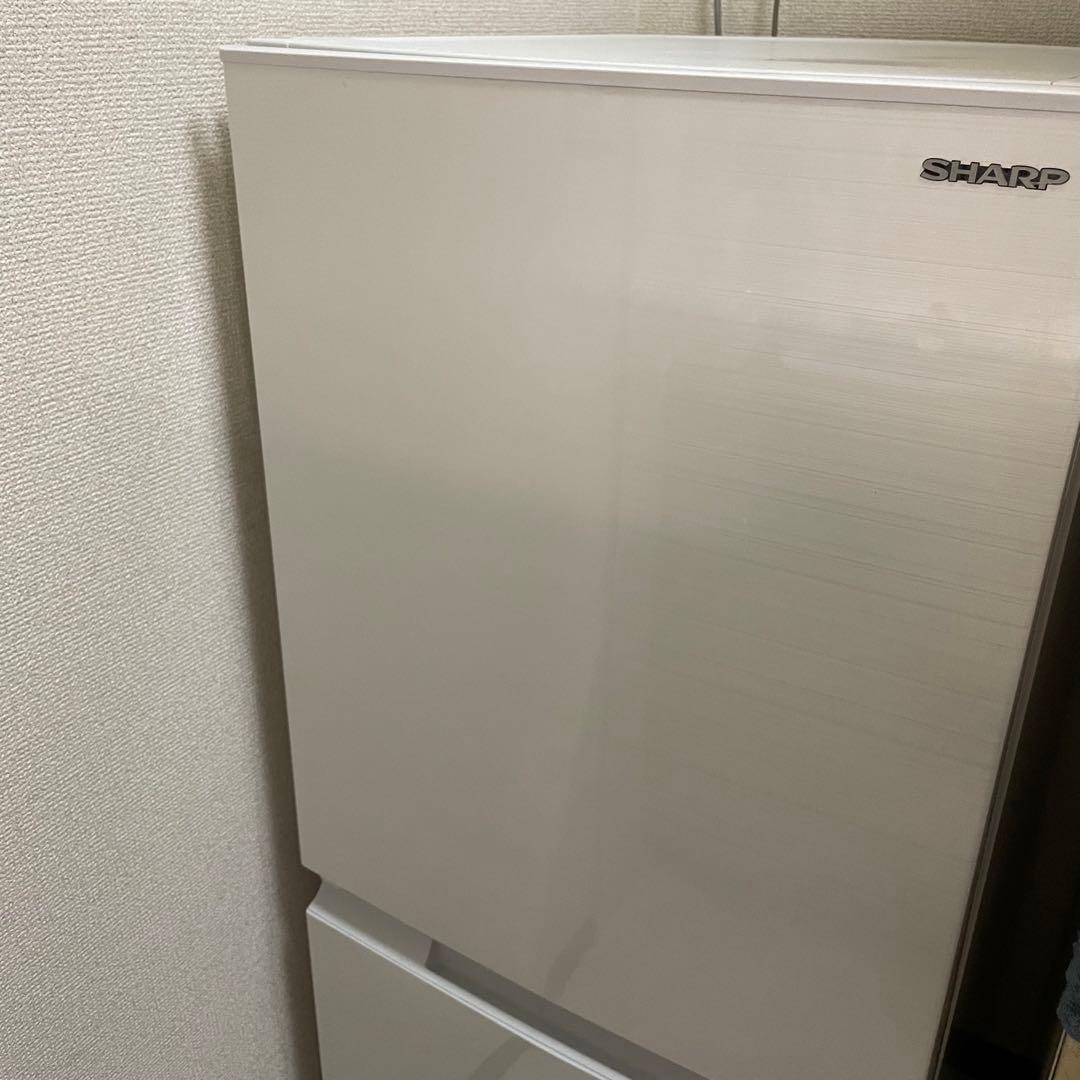 あお SHARP SJ-D15H-W 冷蔵庫 単身 一人暮らし