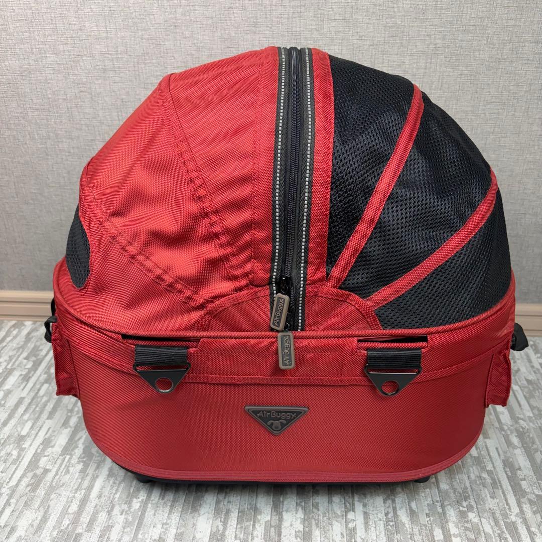 Air Buggy ドーム2コットSMサイズ タンゴレッド アダプタ欠品