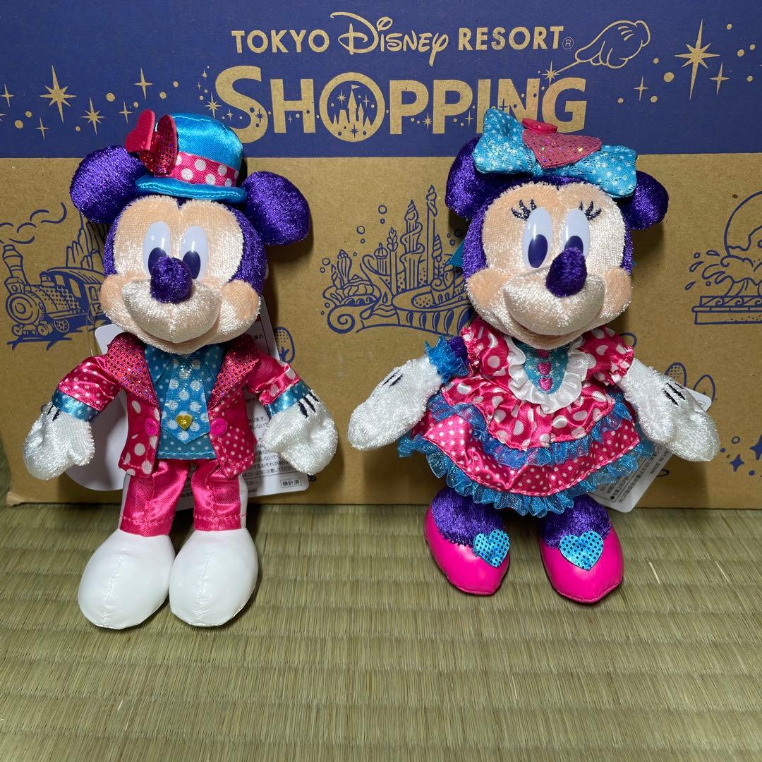 ミニーファンダーランド ミッキー ミニー ぬいぐるみバッジ ファンキャップ