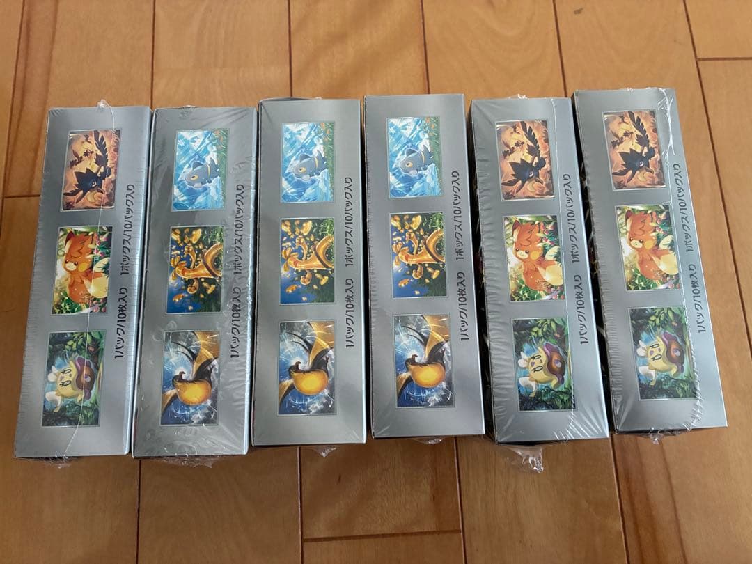 ポケモンカードシャイニートレジャーex シュリンク付き未開封BOX 6個セット