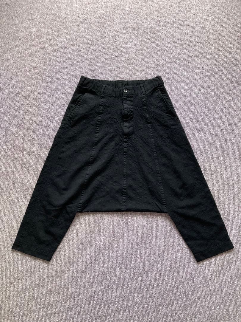 BLACK Comme des garçon サルエルパンツ