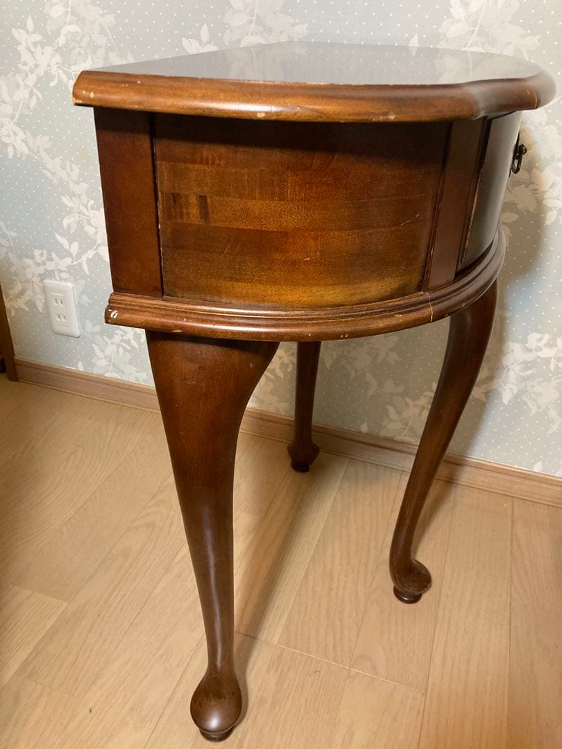 アンティーク コンソールテーブル　飾り棚　猫足　猫脚