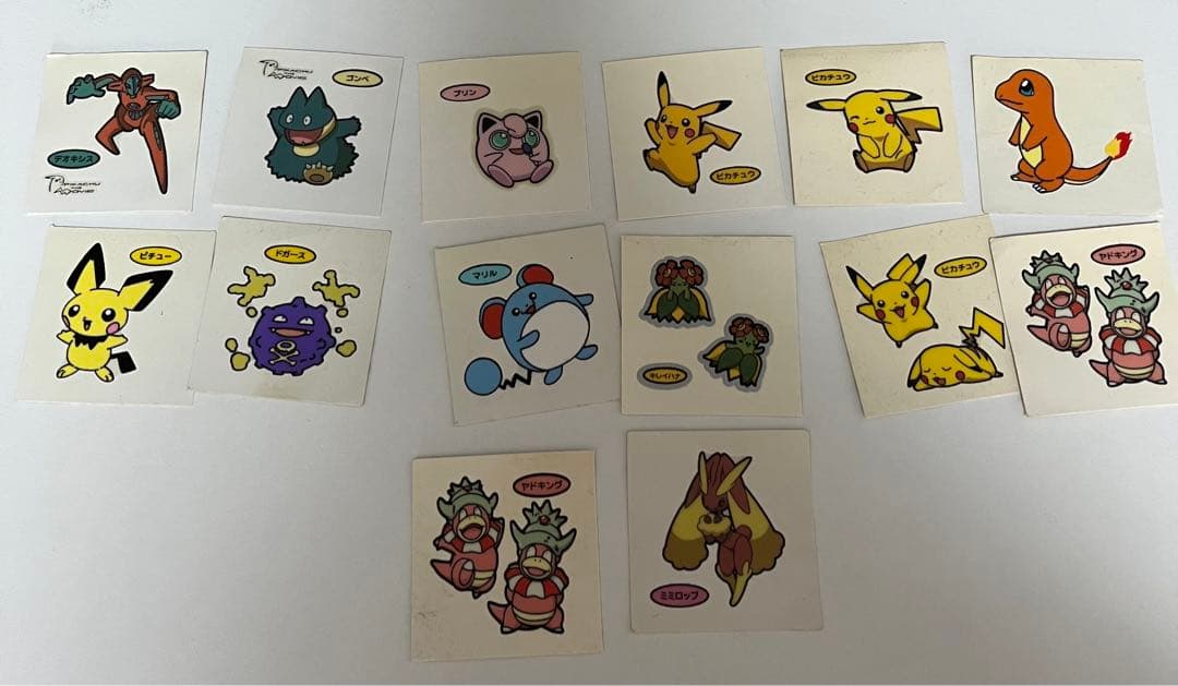 ポケモンパン デコキャラシール 450枚以上　ファイル付き