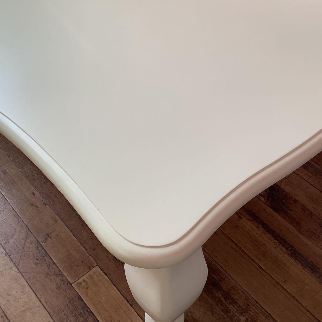 こたつ 猫脚 長方形テーブル 姫系 姫家具 アンティーク風 ねこ脚 猫足