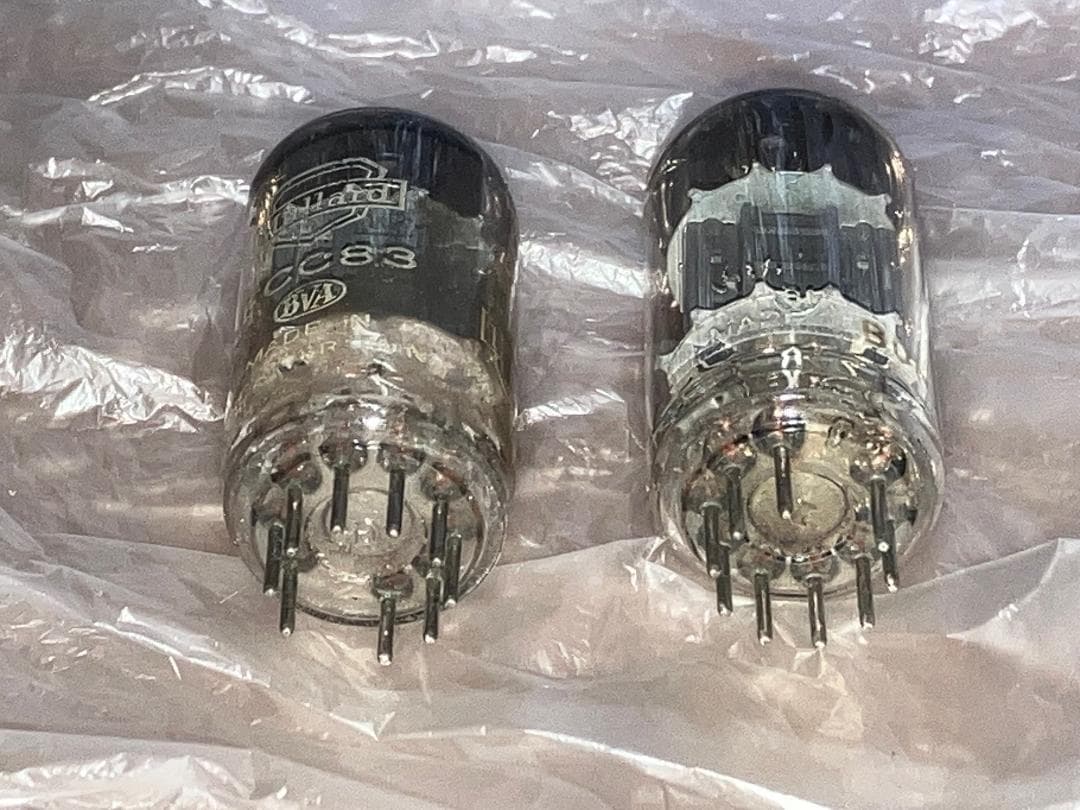 真空管 2本 ムラード ECC83 12AX7 BVA ブリマー 新品？未使用？