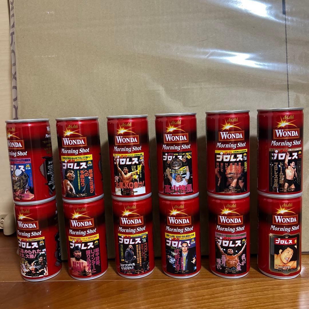 週刊プロレス　ワンダ　コラボ缶　全24缶 コンプリート