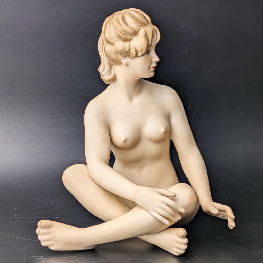 現品限り★嘆息の美しさ★独ウォーレンドルフ　マット裸婦像 ヌード