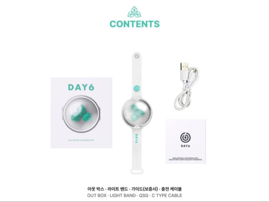2本セット DAY6 公式 ライトバンド 最新 VER.3 ペンライト 新品