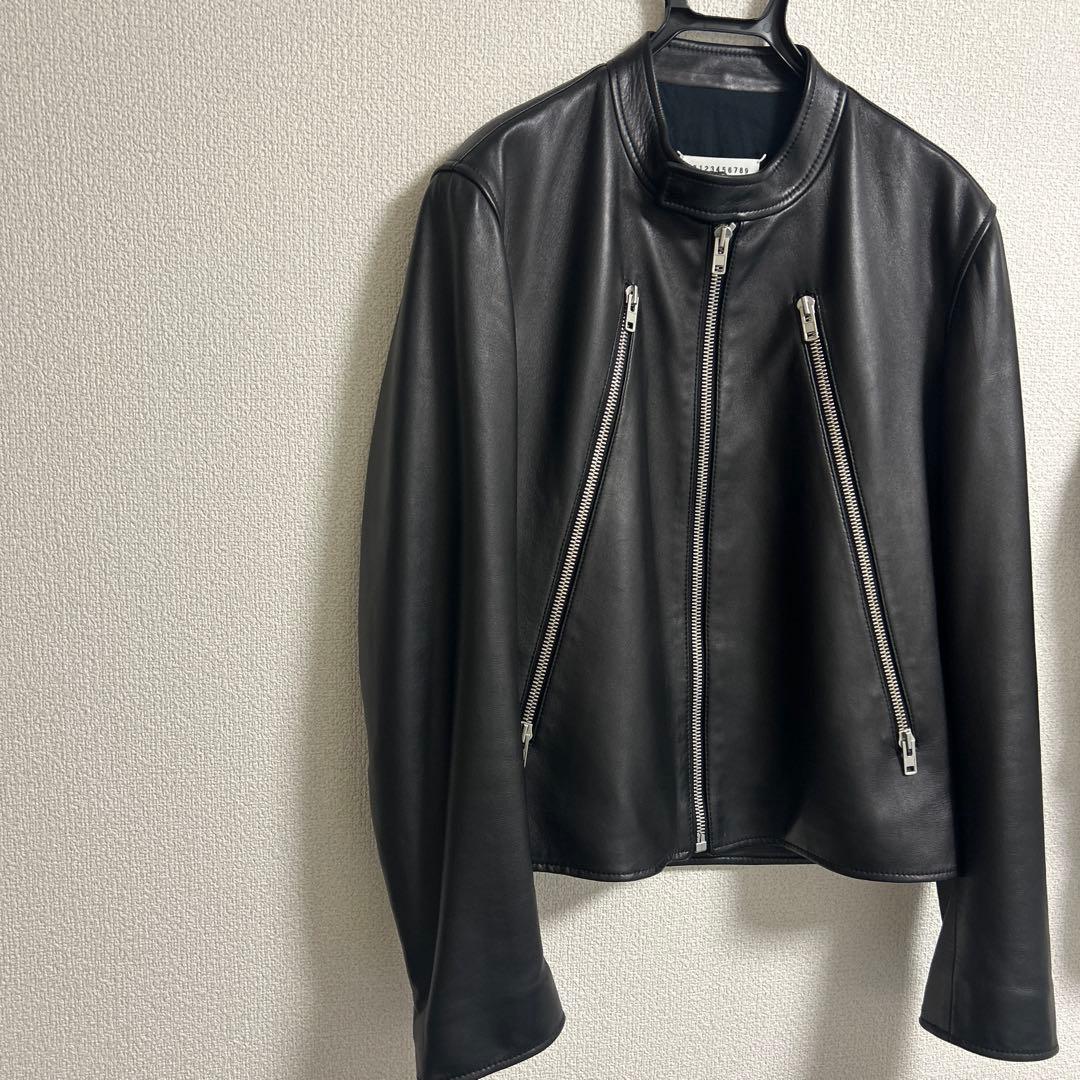 確実正規品 メゾンマルジェラ 八の字ライダース 48