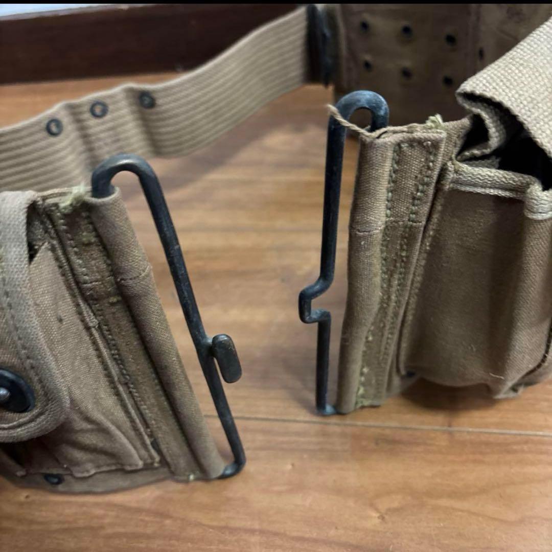 米軍　実物　WW1 WW2 M1918 BARガンナーベルト ② 送料無料