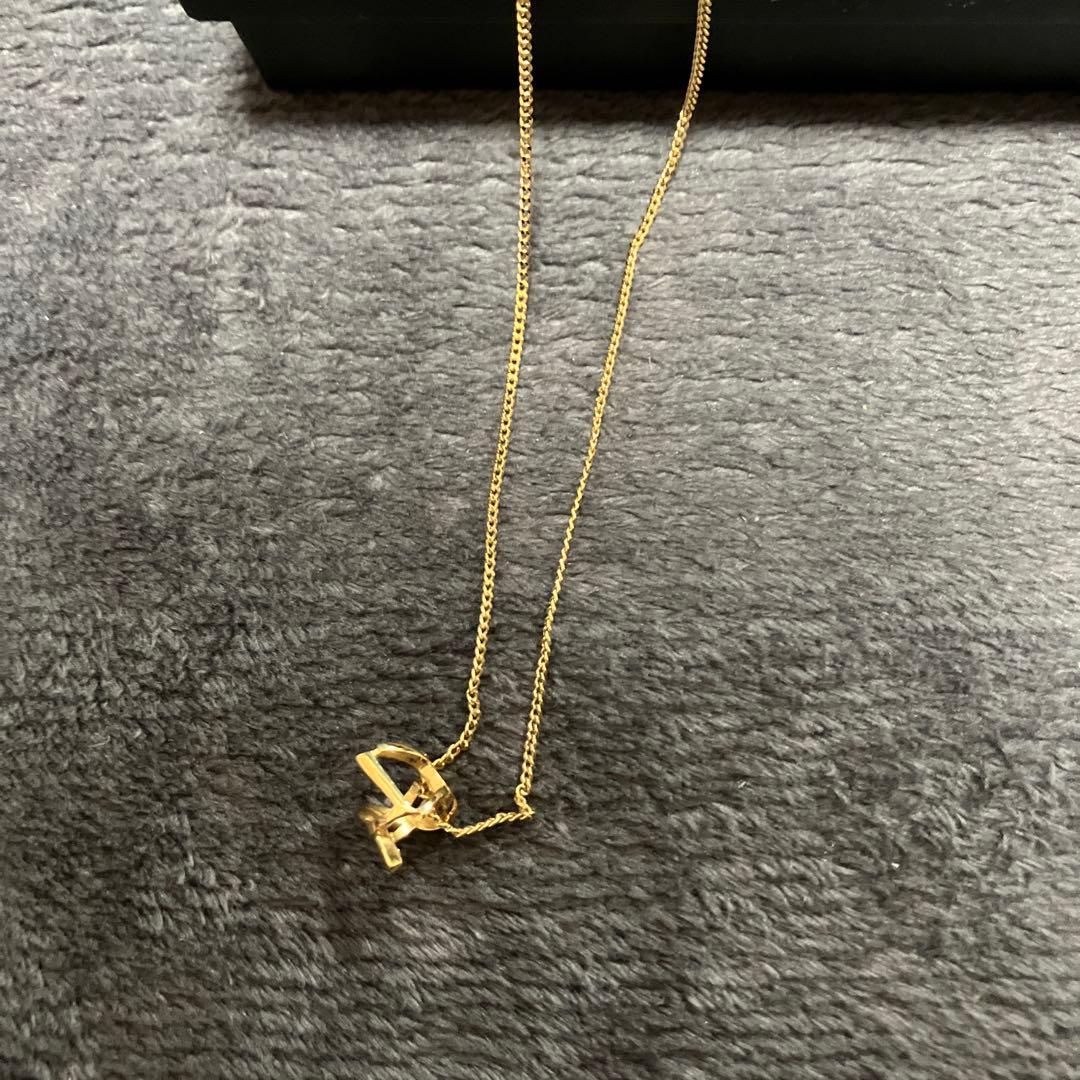 サンローラン　ネックレス　YSL カサンドラ　ロゴ　イブサンローラン