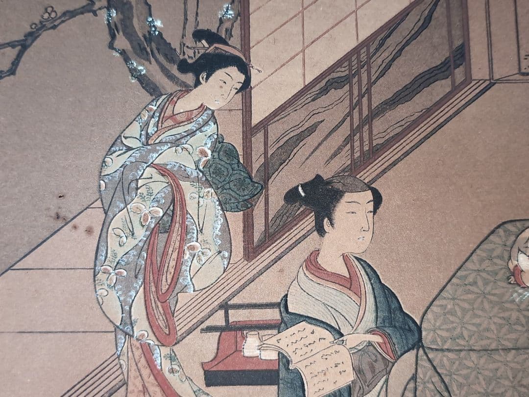 ・ 鈴木春信 ・炬燵の二美人