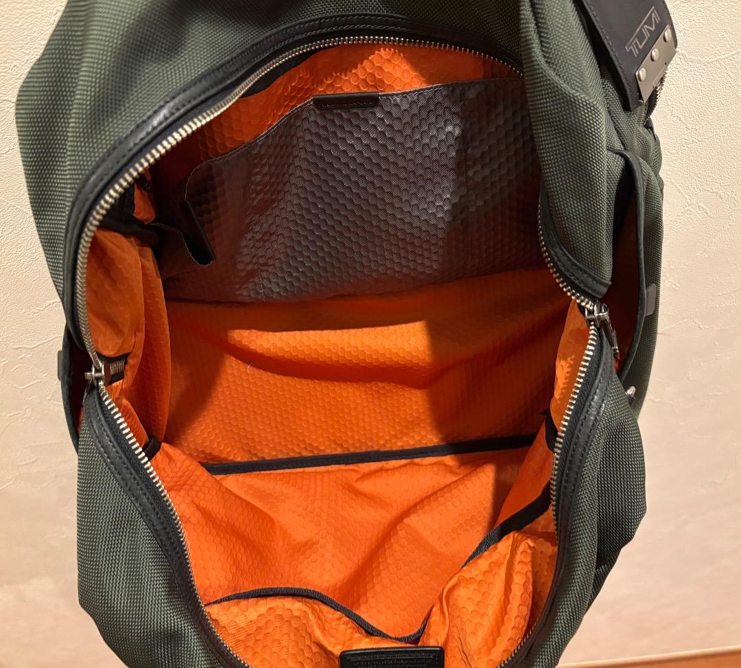 【美品】TUMI カーキ ボストン エバレットエッセンシャルトート グリーン