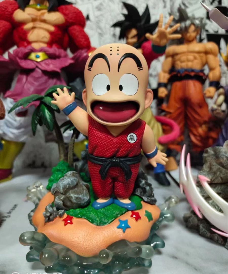 ドラゴンボール クリリン ガレキ ガレージキット スタチュー X⑦