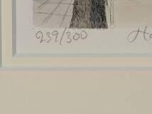 【真作】版画　織田義郎　リトグラフ　横浜開港記念会館（ジャックの塔）　Y173