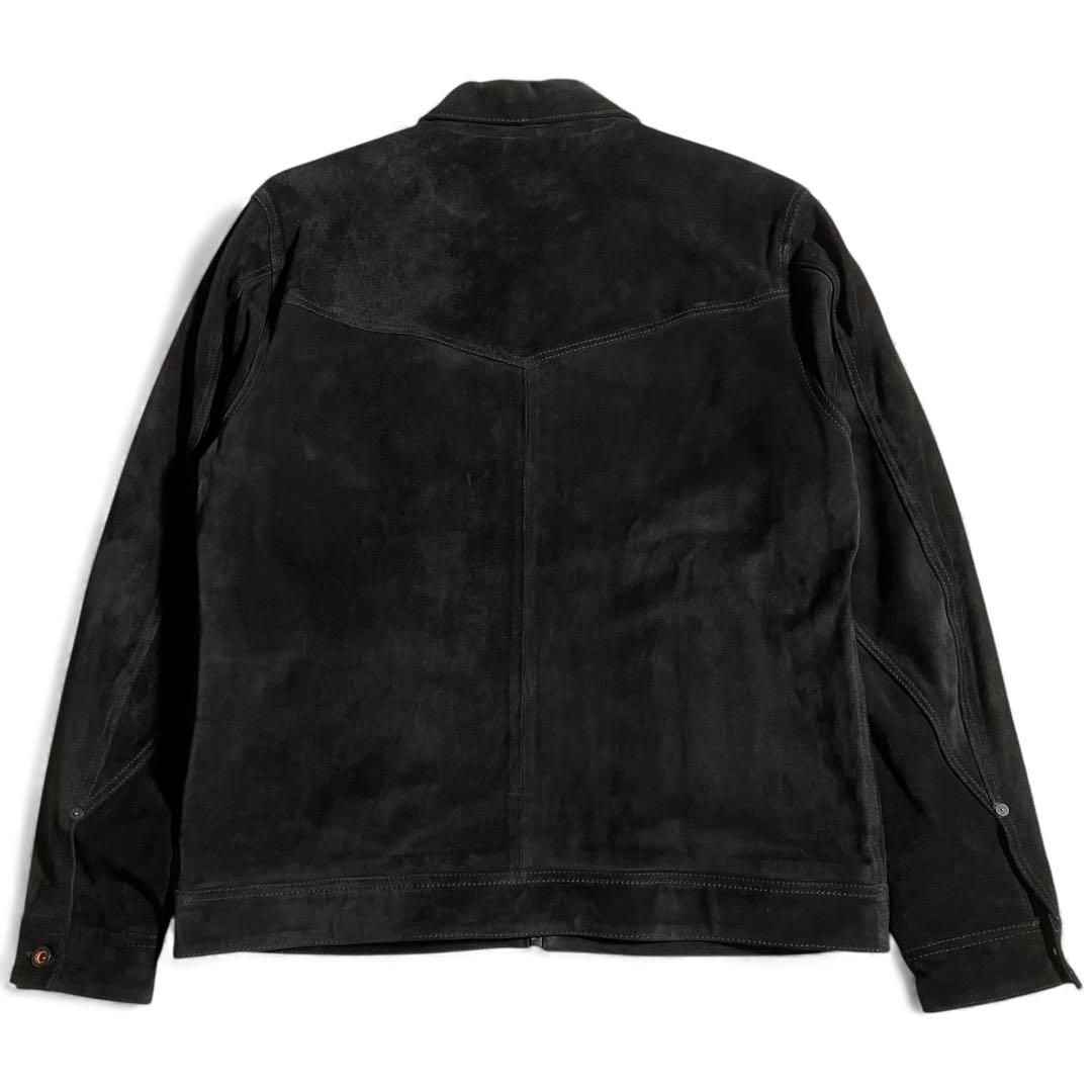 ジャケット・アウター DENHAM CONVOY TRUCKER Suede leather