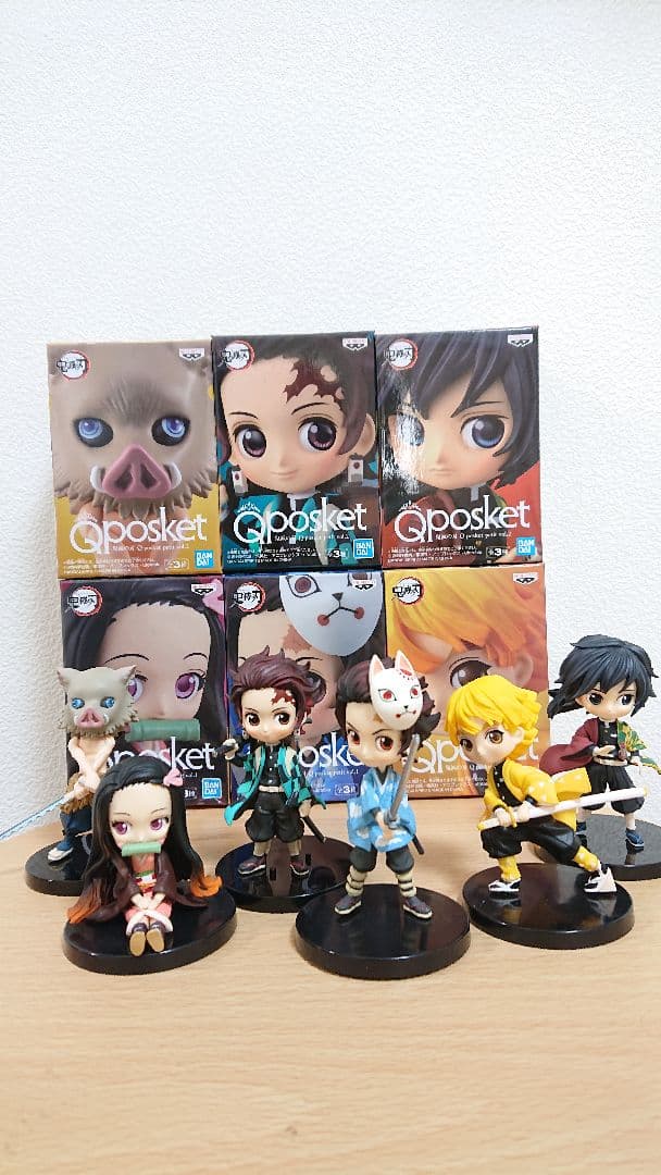 7個セット 鬼滅の刃 フィギュアQposket 7個セット 義勇 ジャンプ 煉獄