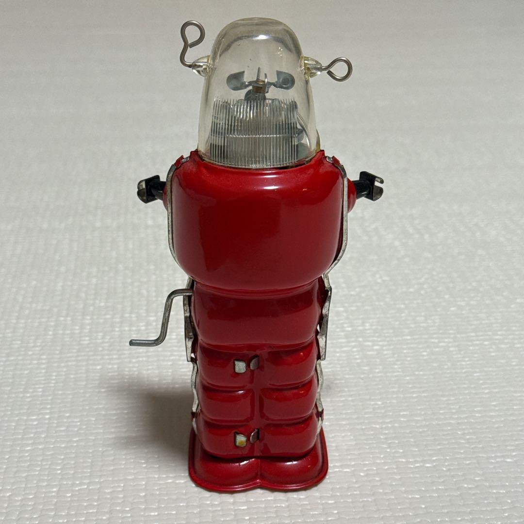 ロボット スペーストルーパー 赤　ブリキロボット