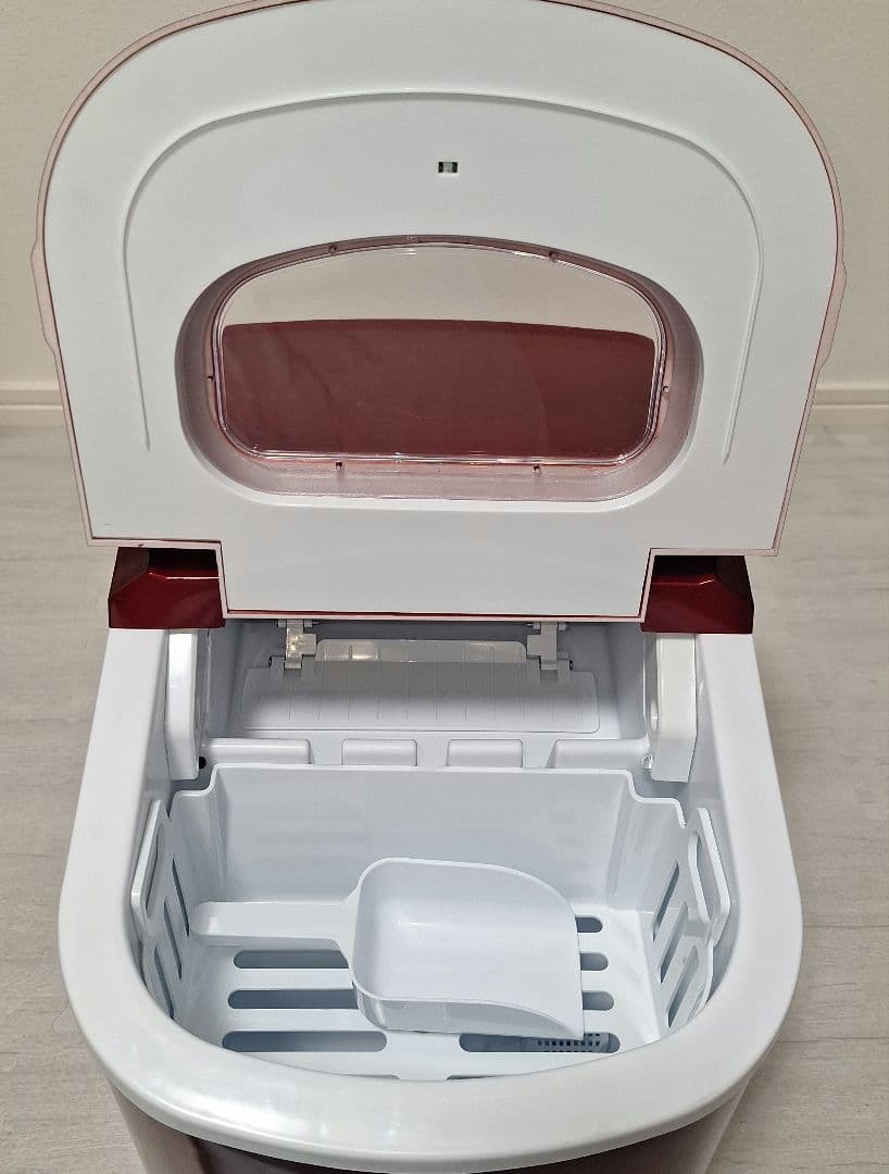 美品☆ ベルソス 速製氷機 VS-ICE02 レッド 家庭用製氷機