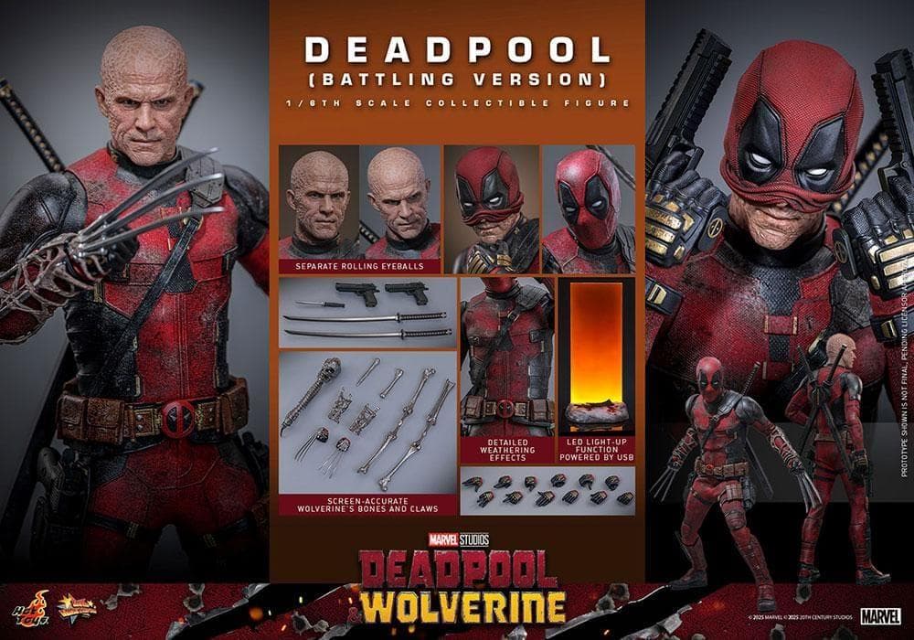 ムービー・マスターピース 1/6スケールフィギュア デッドプール(バトル版)