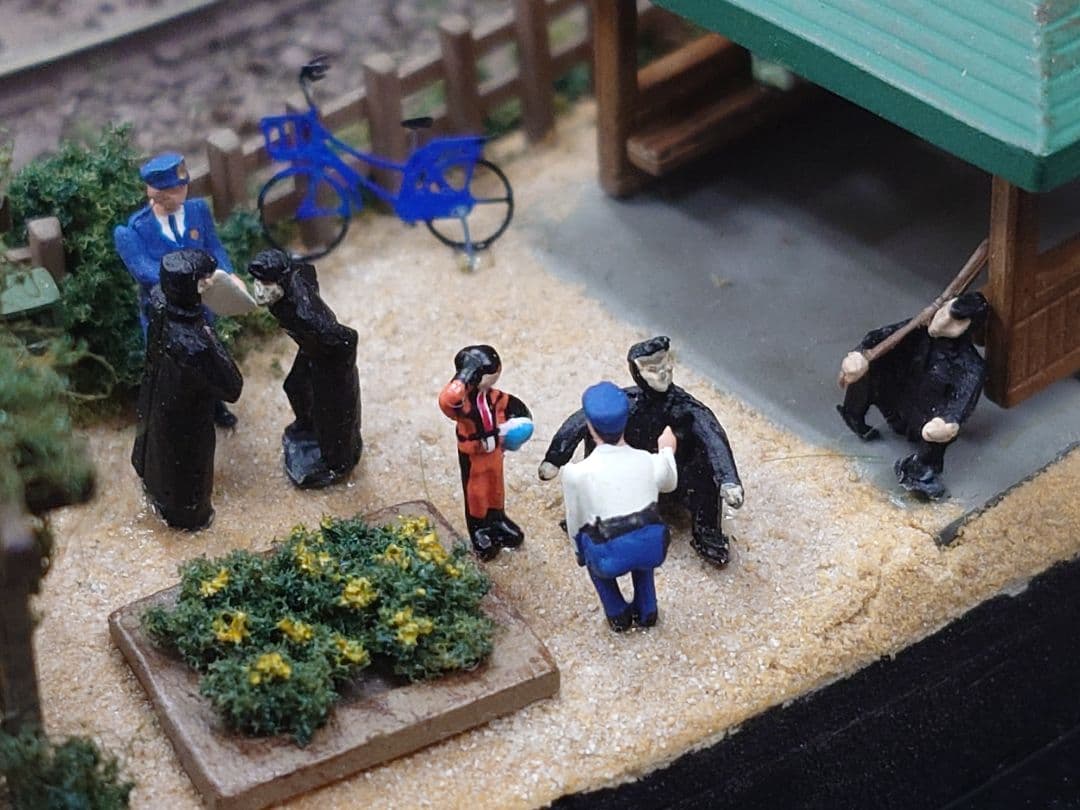 1/150ジオラマBトレ用。