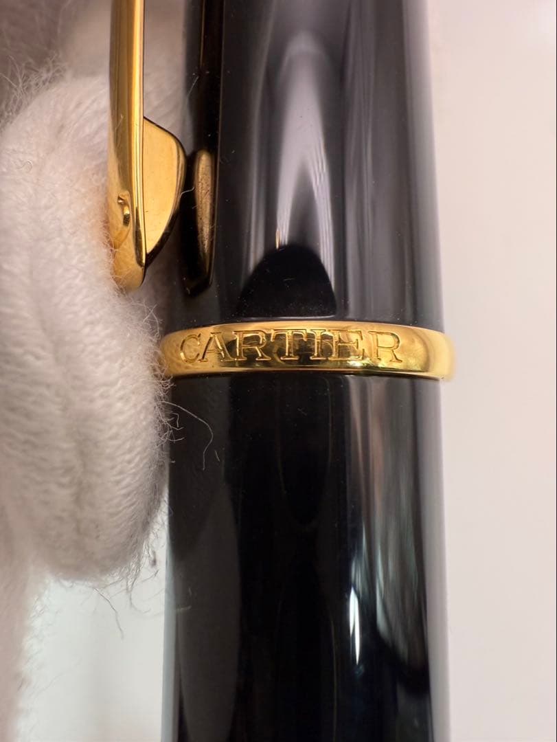 カルティエ ディアボロ ドゥ カルティエ ペン先\" 18K-750\"刻印万年筆
