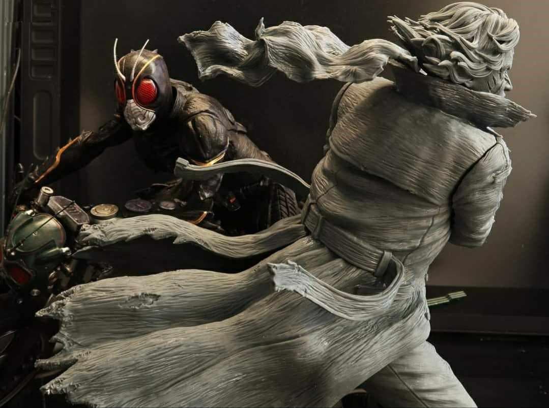 1/6スケール 新仮面ライダー ガレージキット (未組み立て未塗装）