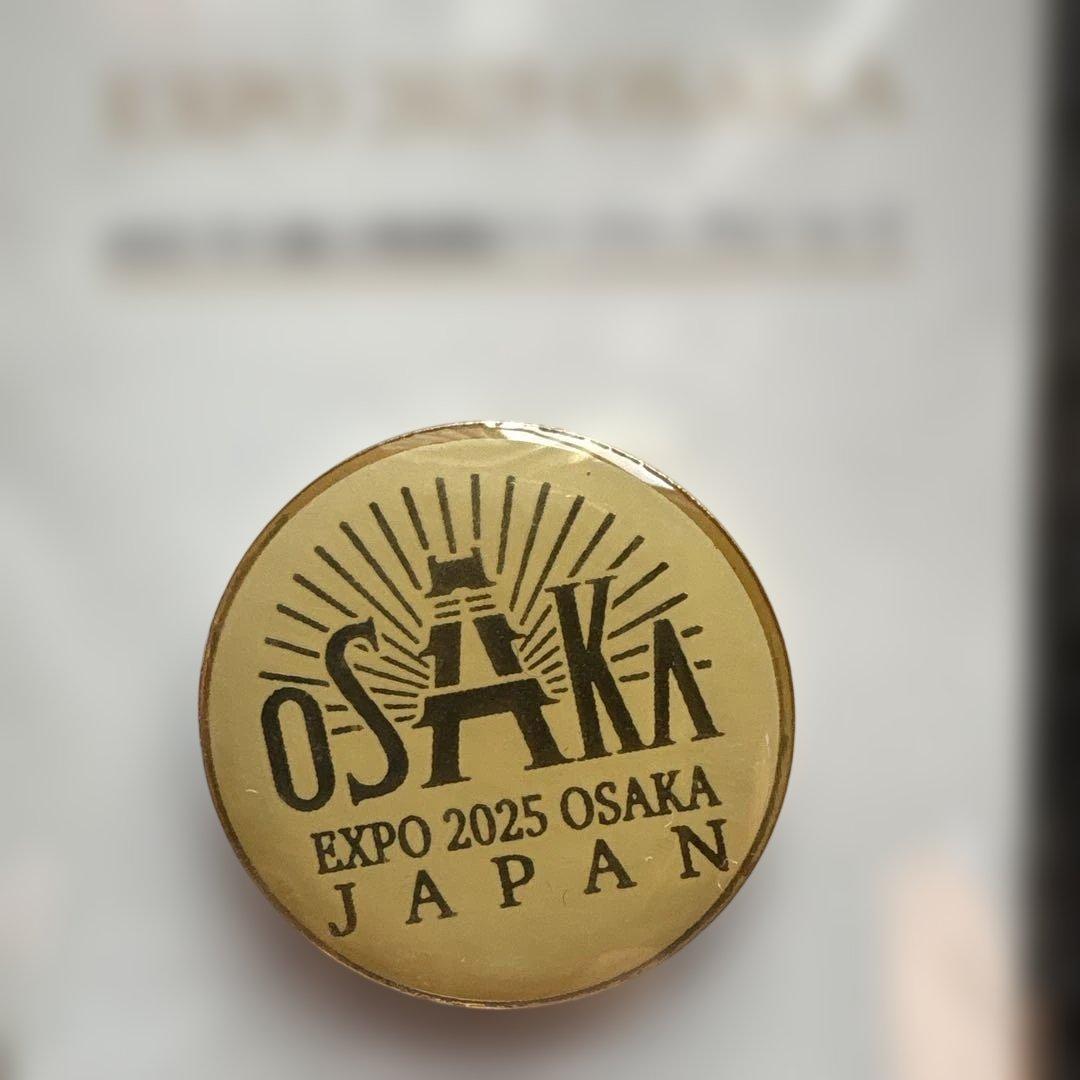 激レア　EXPO 2025 OSAKA ピンバッジ　大阪城　万博