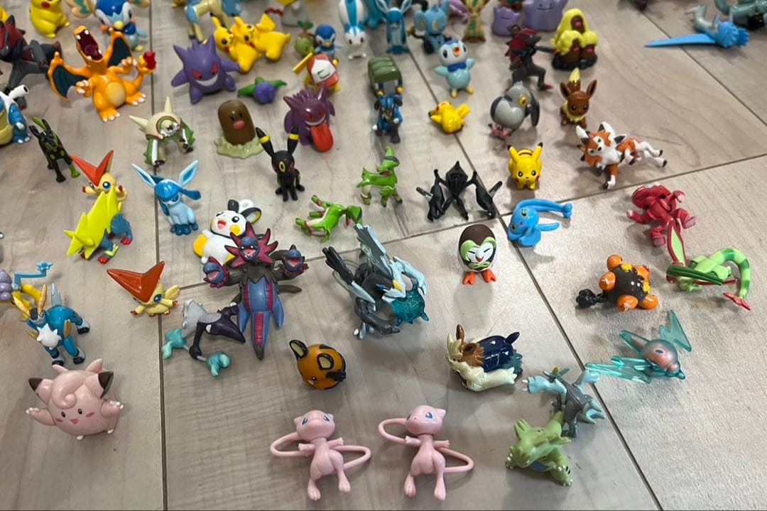 ポケモン　モンコレ スケールワールド　指人形クリア　フィギュア　ジャンク　レア
