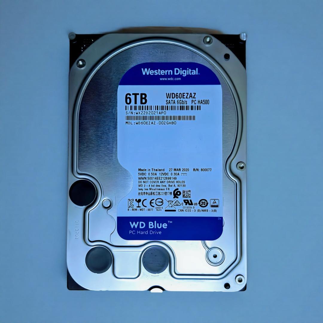 プ*e様 ✨WD Blue 6TB 内蔵HDD (WD60EZAZ-00ZGHB