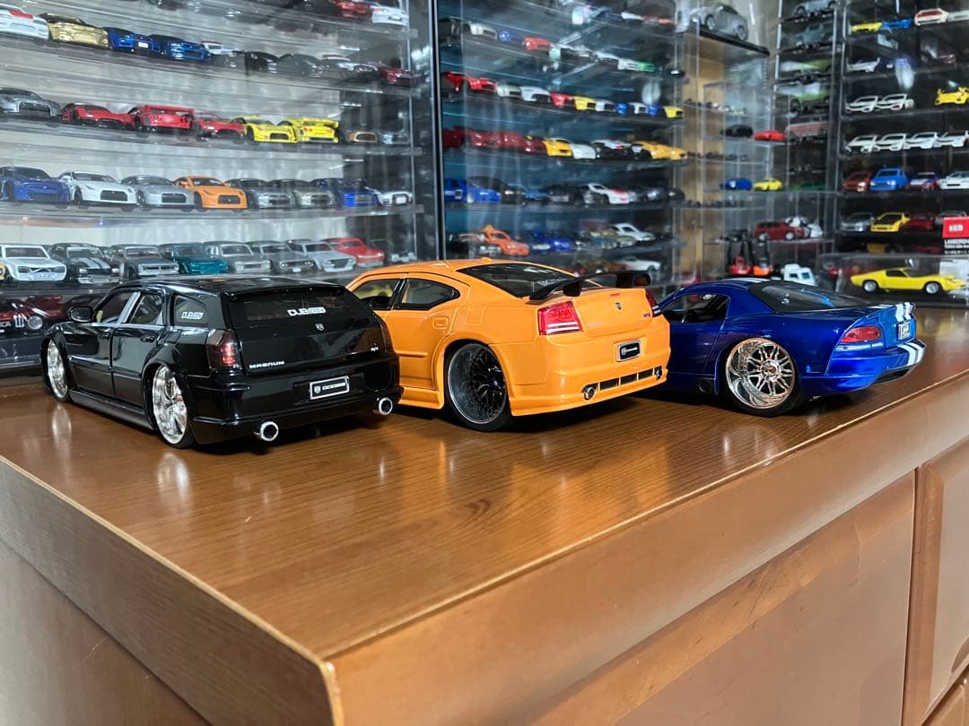 JADA 1/24 ダッジ・チャージャー・バイパー・マグナム 3台セット