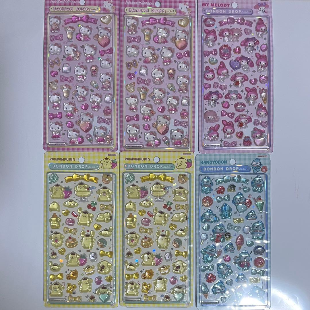 サンリオ ボンボンドロップシール 正規品