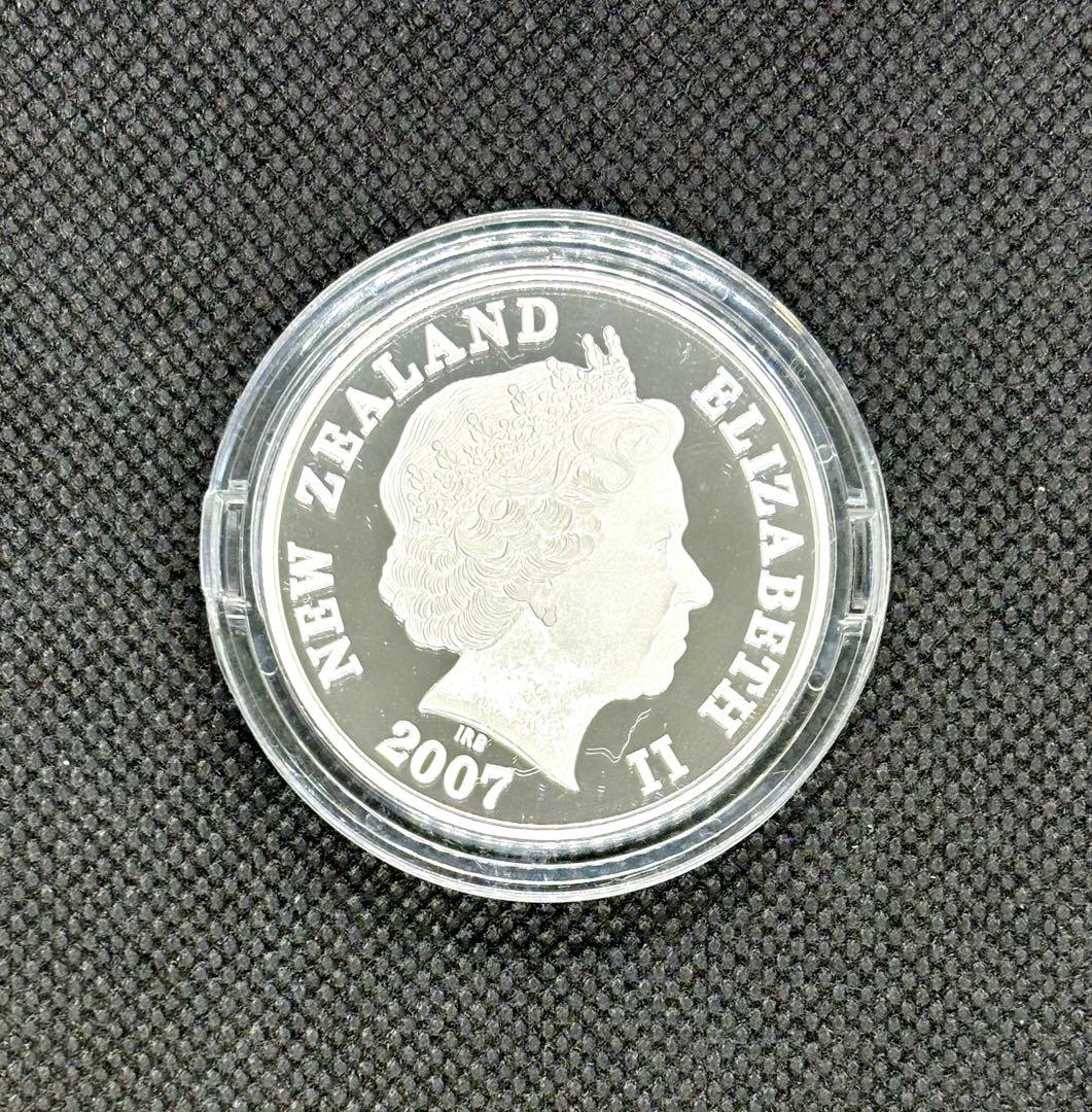 ニュージーランド 2007年 プルーフ銀貨 １NZドル 【解説書なし】