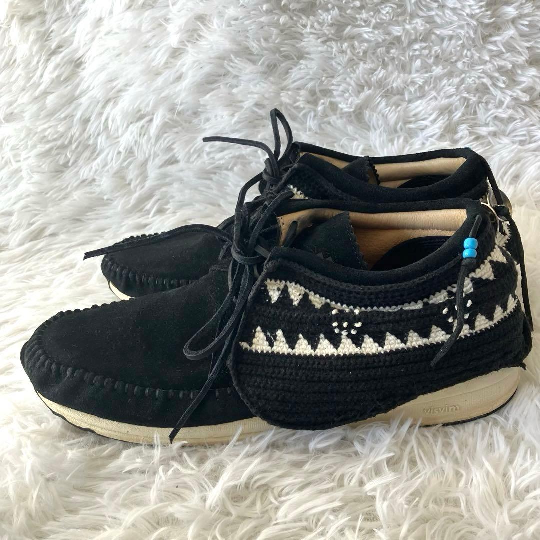 visvim ヴィズヴィム モカシンスニーカー スウェード ブラック