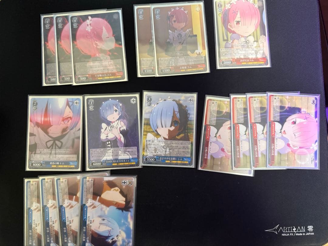 ヴァイスシュヴァルツ　リゼロ　デッキ　引退品