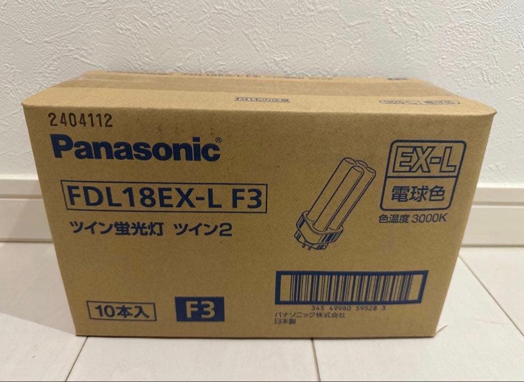 パナソニック ツイン2蛍光灯<パルック電球色> FDL18EXLF3