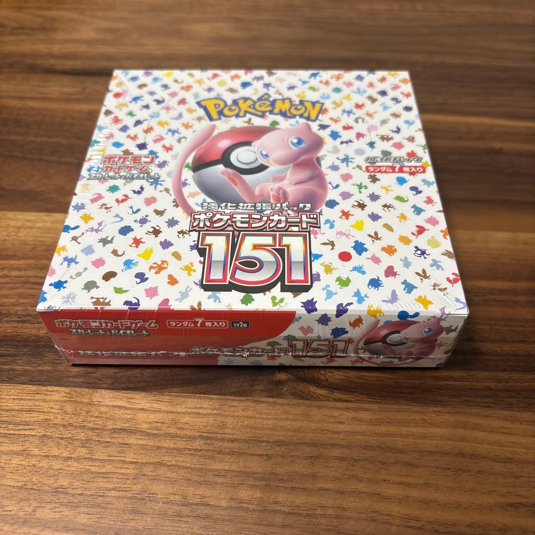 未開封シュリンク付き ポケモンカード151 BOX ボックス