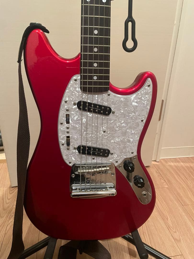 Fender Mustang 赤 セイモア・ダンカン シングルハム