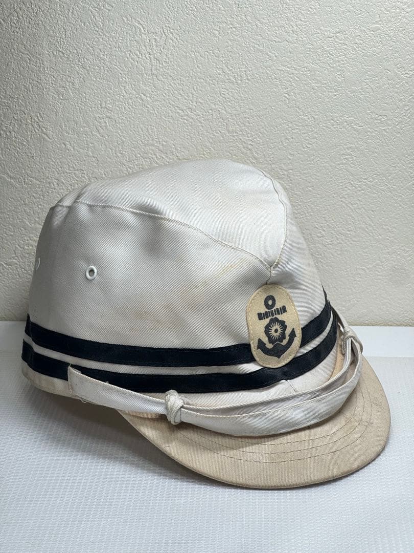 【貴重】大日本帝国海軍 略帽 旧日本軍 海軍軍帽　実物時代物