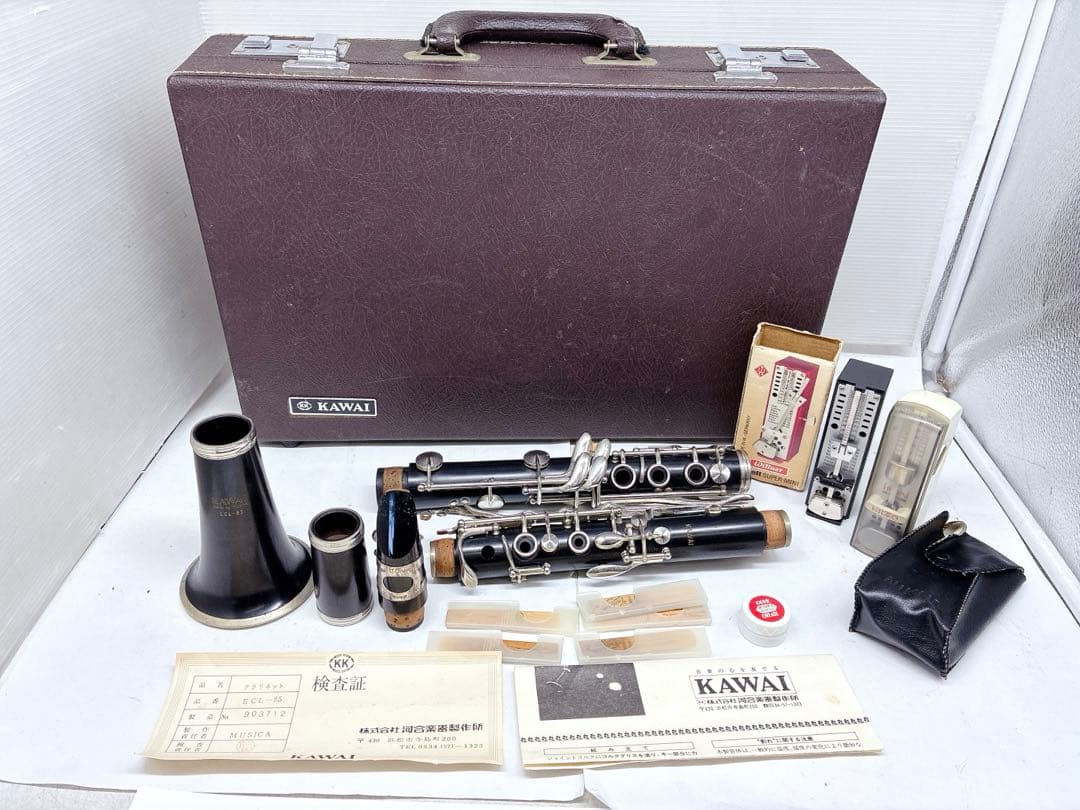 KAWAI クラリネット ECL-85 河合楽器製作所 リード メトロノーム