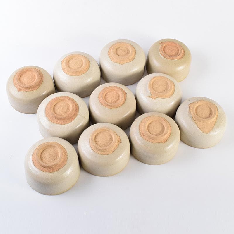 茶道具　百楽窯　梶山節男　仁童　数茶碗　十一客　共箱　V　R7594F