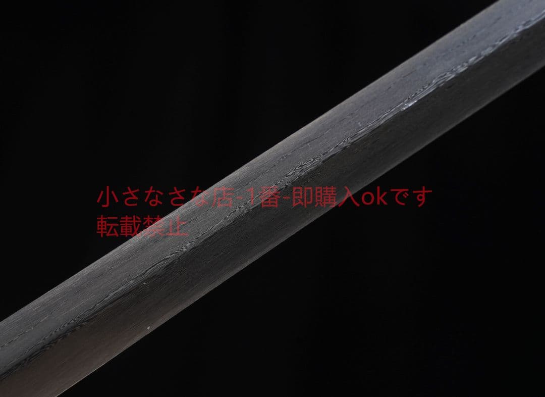 黒檀金天竺剣百錬文紋鋼 唐剣  模造刀·模擬刀  居合刀