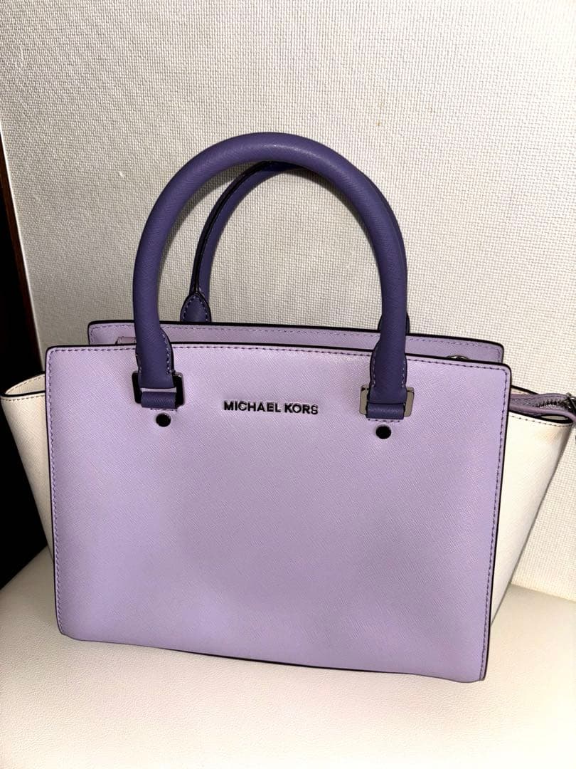 （未使用品）マイケルコース ハンドバッグ ショルダーバッグ　パープル　ラベンダー