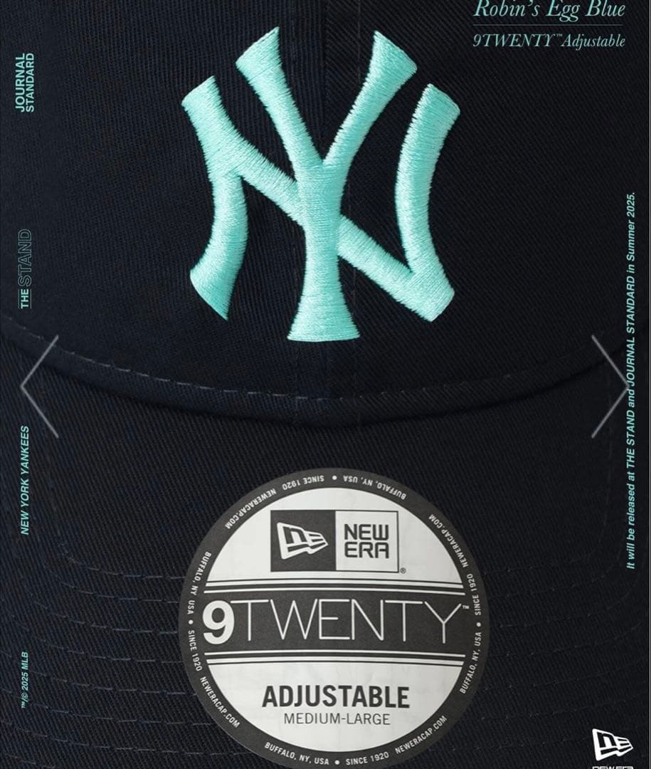 り*か様 NEW ERA / ニューエラ 別注 NYY ロビンズ エッグ ブルー