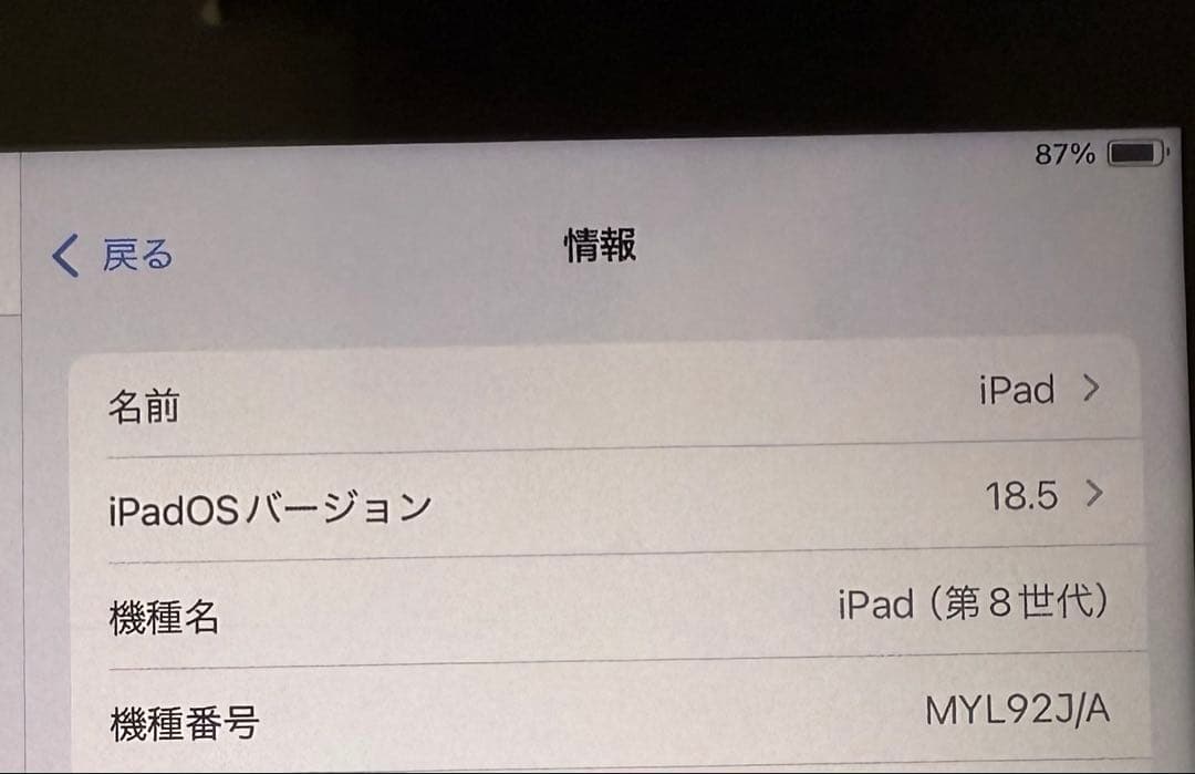 V*a様 iPad8
