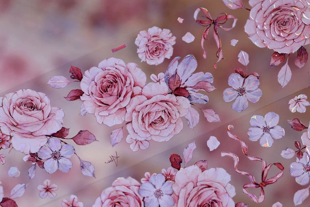 ⭐️SALE⭐️小白家文創《朝雾》海外マスキングテープ　マステ 【2514】