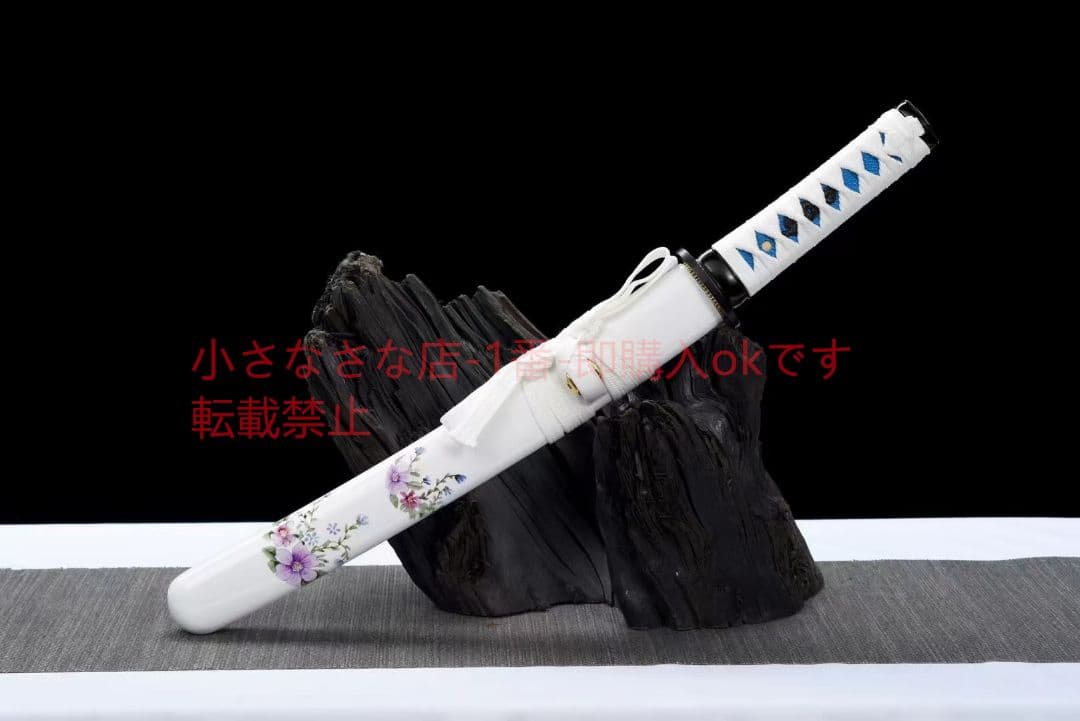12寸短刀【夢の青】 古兵器 武具 刀装具 日本刀 模造刀 居合刀