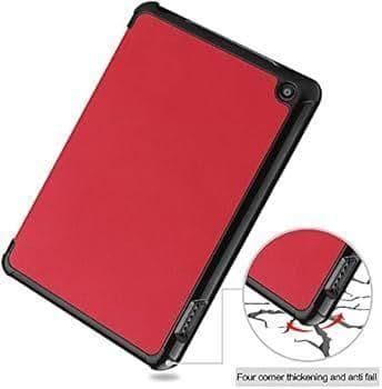 Fire 7 タブレットカバー　第12世代用　　 ケース Fire 7 レッド