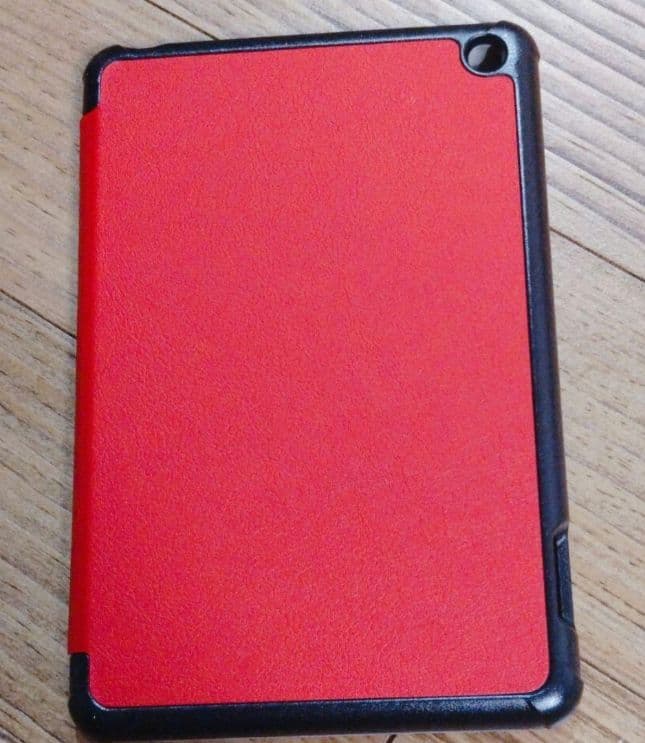 Fire 7 タブレットカバー　第12世代用　　 ケース Fire 7 レッド